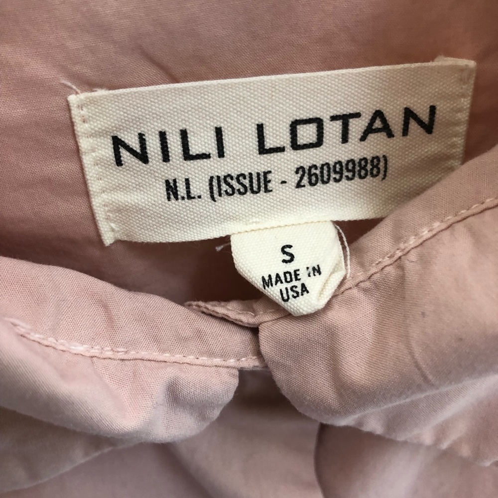 Nili Lotan N.L.2609988 woman’s button up shirt sz. Small